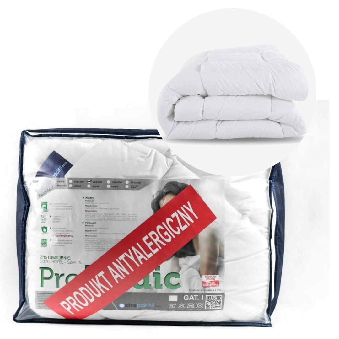 Kołdra Antyalergiczna ProMedic 140x200 Hotelowa Całoroczna